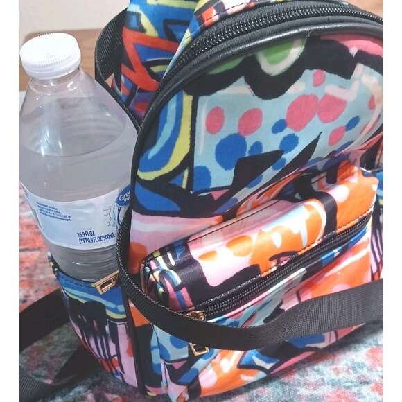 LD MINI  Multicolor Geometric Print backpack - Picture 5 of 12